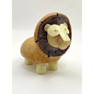 Enesco Home Grown Mushroom Lion Figurine Used No Box